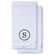 Navy Blue Initial Premium Hand Towel Classic 16 X 30 Inch, Set of 2-Robemart.com