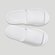 White Open Toe Adult Velour Slippers - 6 pack-Robemart.com