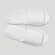 White Open Toe Adult Velour Slippers - 6 pack-Robemart.com