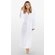Super Soft White Plush Hooded Women's Robe-Robemart.com