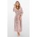 Super Soft Blush Pink Plush Hooded Women's Robe-Robemart.com