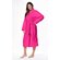 100% Turkish Cotton Fuchsia Shawl Terry Bathrobe-Robemart.com