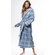 Super Soft Blue Plaid Plush Hooded Women's Robe-Robemart.com