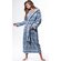 Super Soft Blue Plaid Plush Hooded Women's Robe-Robemart.com Super Soft Blue Plaid Plush Hooded Women's Robe-Robemart.com