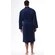 100% Turkish Cotton Navy Blue Terry Kimono Bathrobe-Robemart.com