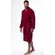 100% Turkish Cotton Wine Red Terry Kimono Bathrobe-Robemart.com