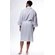 Waffle Shawl Long Robe Square Pattern White-Robemart.com Waffle Shawl Long Robe Square Pattern White-Robemart.com