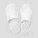 White Closed Toe Adult Velour Slippers - Single pack-Robemart.com