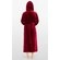 Super Soft Burgundy Plush Hooded Women's Robe-Robemart.com