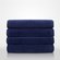 35" x 60" - 100% Turkish Cotton Terry Velour Navy Blue Pool / Beach Towel-Robemart.com