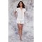 100% Lace Trim Ivory Women's Pajama Set-Robemart.com