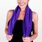 12" x 44"- 100% Turkish Cotton Purple Gym Towel-Robemart.com