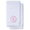 Pink Initial Premium Hand Towel Classic 16 X 30 Inch, Set of 2-Robemart.com