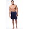 100% Cotton Men Navy Blue Terry Velour Cloth Body Wrap, Bath Towel Wrap-Robemart.com