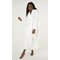 White Plush Soft Warm Fleece Womens Robe-Robemart.com
