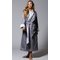 Luxury Microfiber Plush Lined Robe Gray-Robemart.com