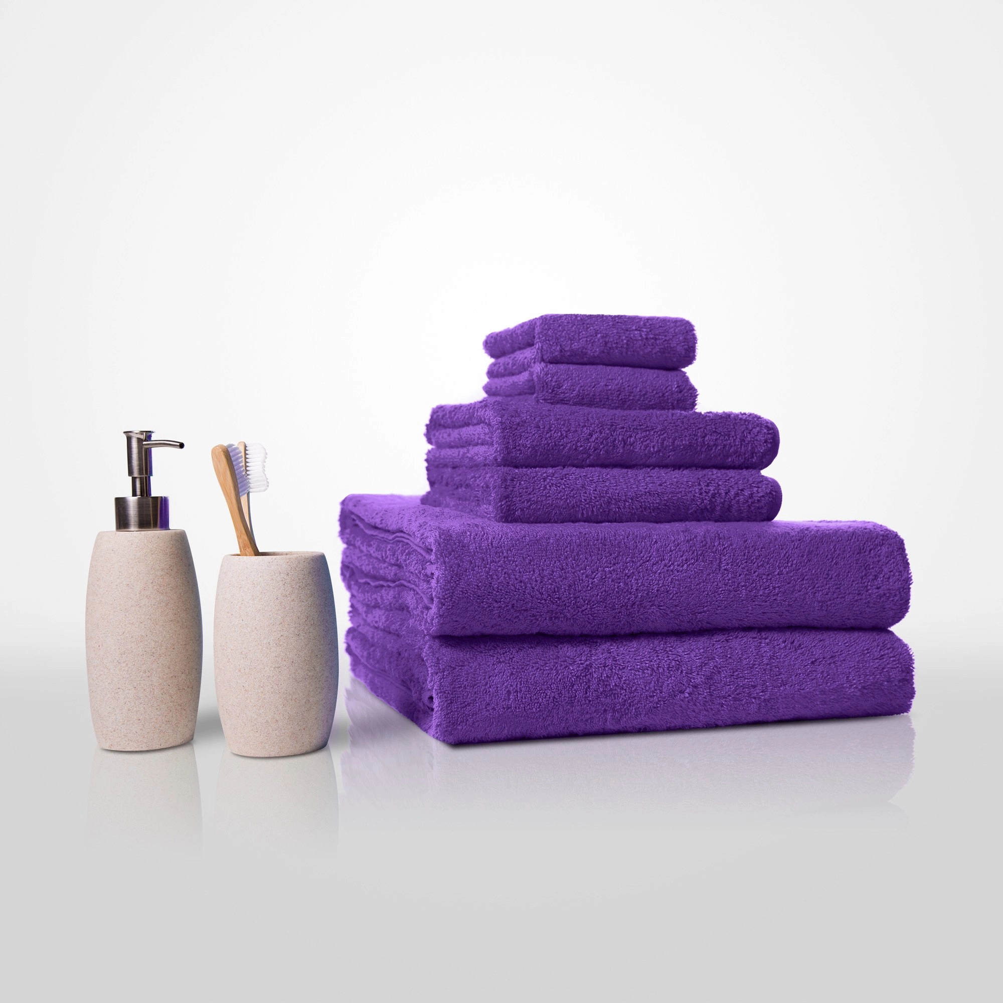 Purple Bath Towel, Cotton Bath Towels, Purple Towel, Purple Towel