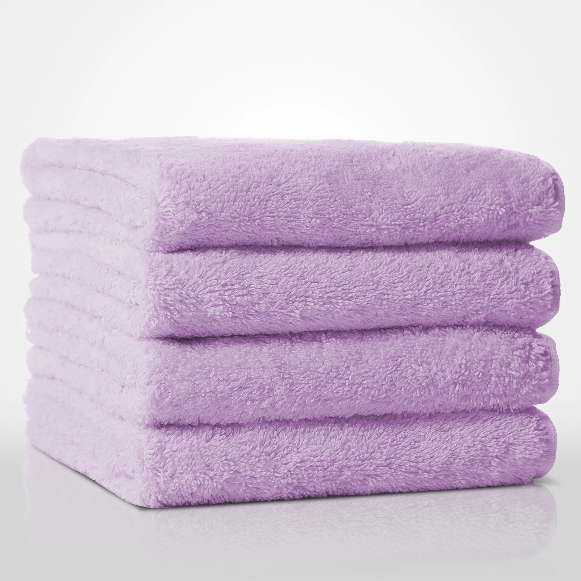 16" x 29" - 100% Turkish Cotton Lavender Terry Hand Towel-Robemart.com