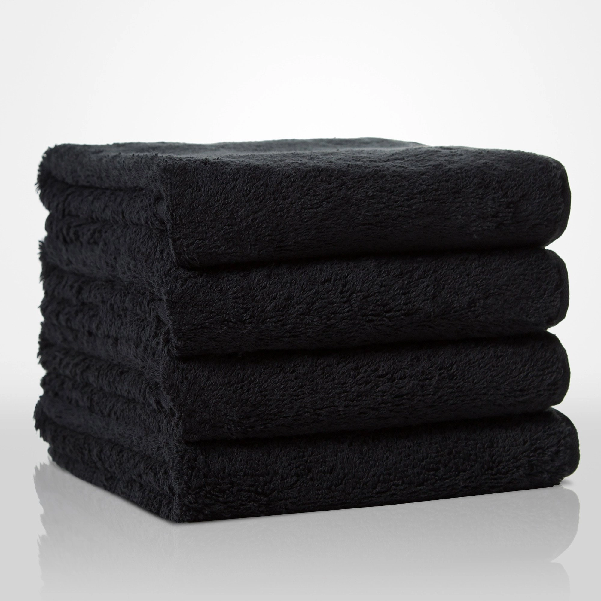 Black Hand Towels | 16x27 Spa Hand Towels