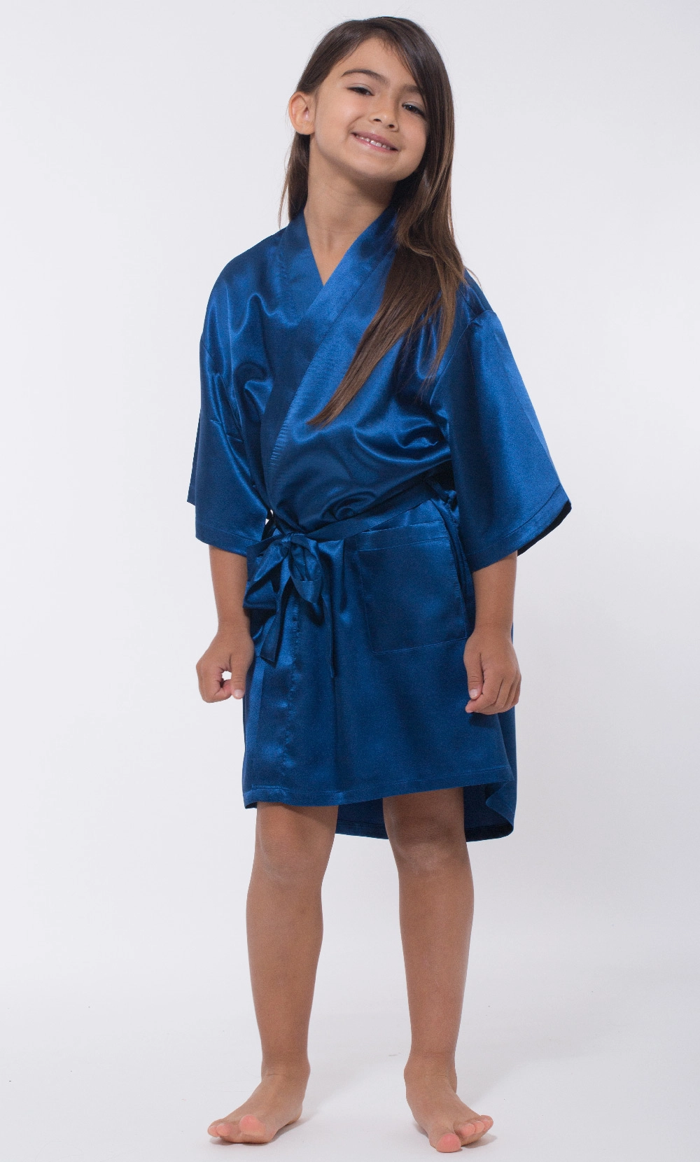 Kids Robes :: Kids Satin Robes :: Pink Satin Kimono Kid's Robe - Wholesale  bathrobes, Spa robes, Kids robes, Cotton robes, Spa Slippers, Wholesale  Towels
