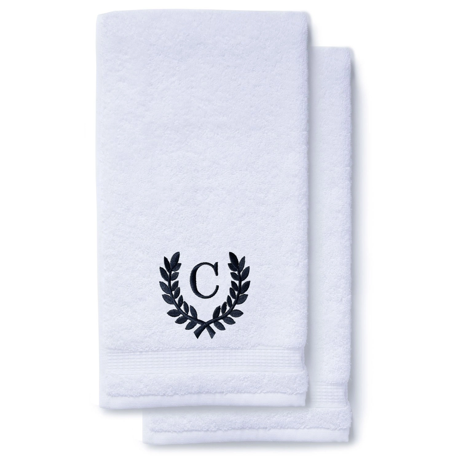 Navy cheap white towels