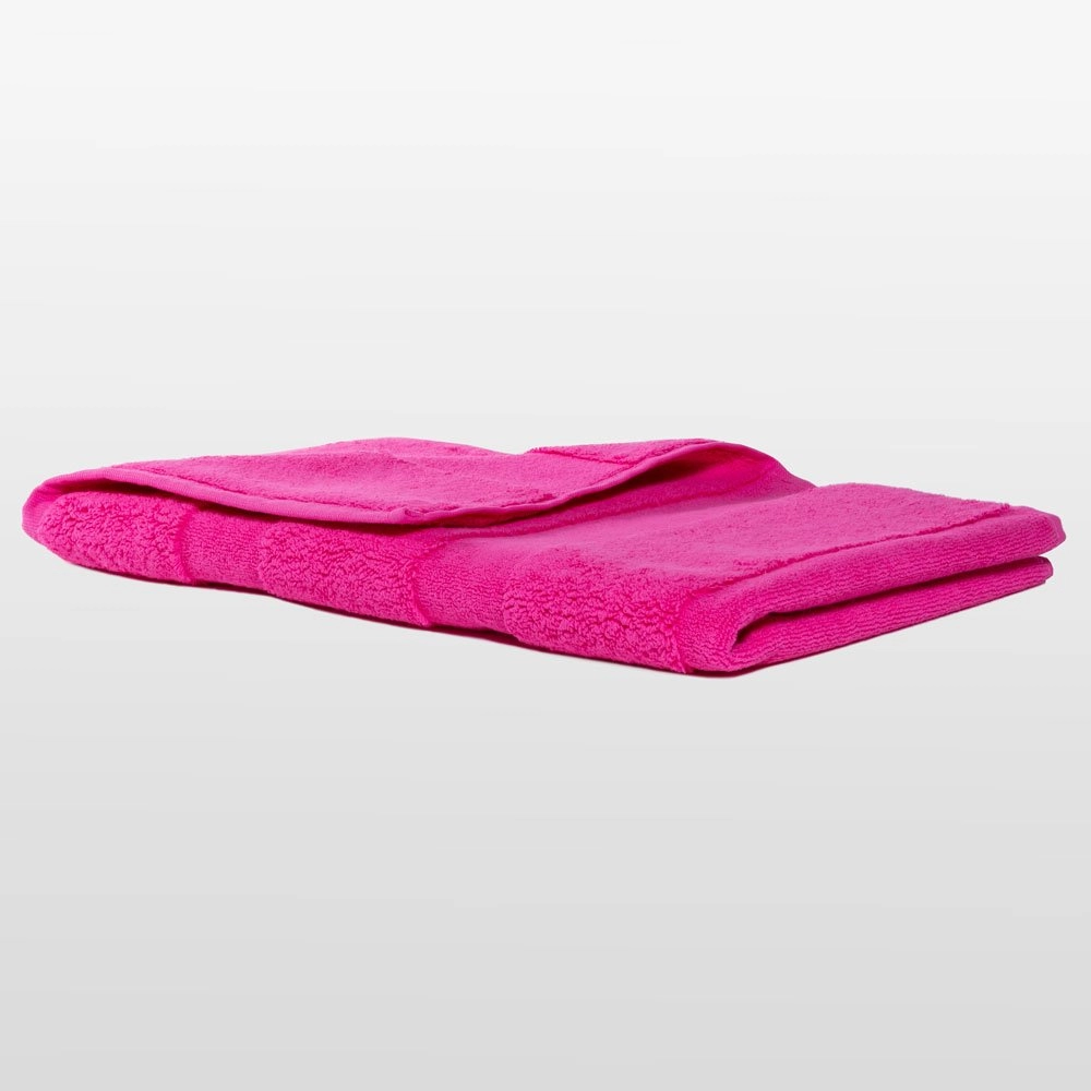 100% Turkish Cotton Fuchsia Terry Bath Mat-Robemart.com