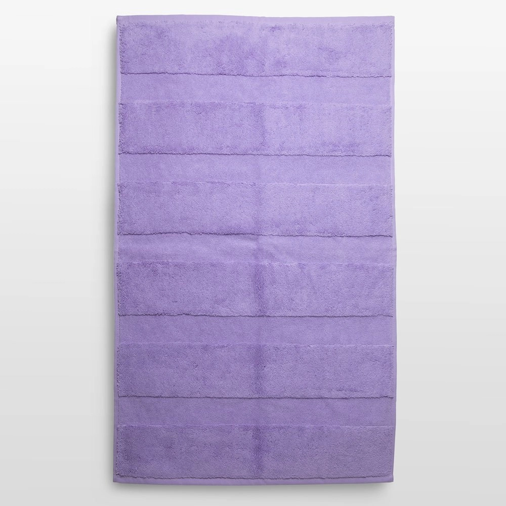 100% Turkish Cotton Lavender Terry Bath Mat-Robemart.com