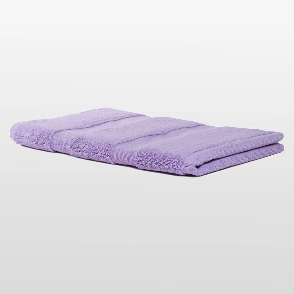 100% Turkish Cotton Lavender Terry Bath Mat-Robemart.com