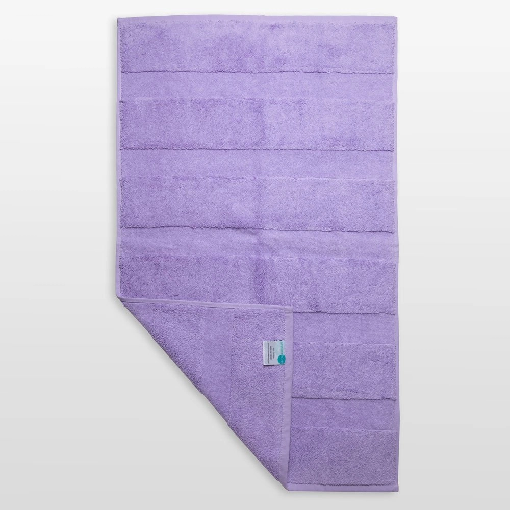 100% Turkish Cotton Lavender Terry Bath Mat-Robemart.com